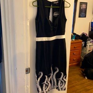Black sourpuss octopus dress